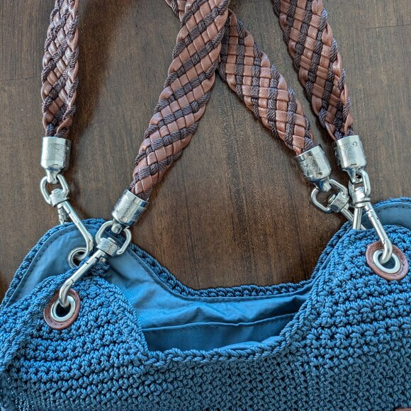 The Sak Blue and Brown Shoulder Bag - Picture 9 of 16